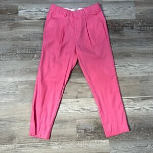 Scotch & Soda Pink Linen Blend Summer Pants Size M Slim Fit